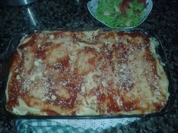 Lasanha de Panqueca 1 lasanha