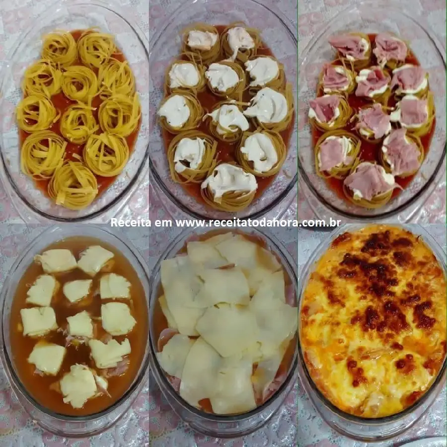 Macarrão Assado Gratinado 6 macarrão assado gratinado