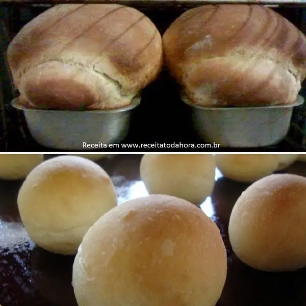 Massa Para Pães e Sonhos Assados 1 pão sonho site