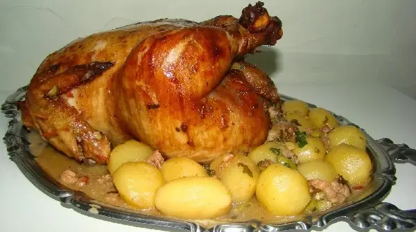 Frango Assado na Panela de Pressão 5 frango