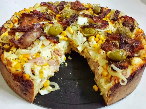 Torta Portuguesa de Liquidificador 3 port