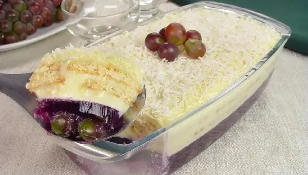 Pavê de Gelatina 2 Pavê de Gelatina, depois de pronto