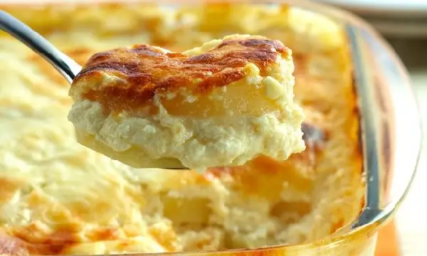 Batata Gratinada com 3 Ingredientes 1 batata