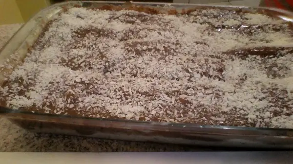 Pavê de Prestígio com Bolo Pulmann 1 Pavê de Prestígio com Bolo Pulmann
