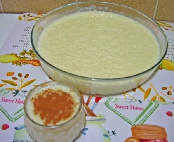 arroz doce na panela de pressao