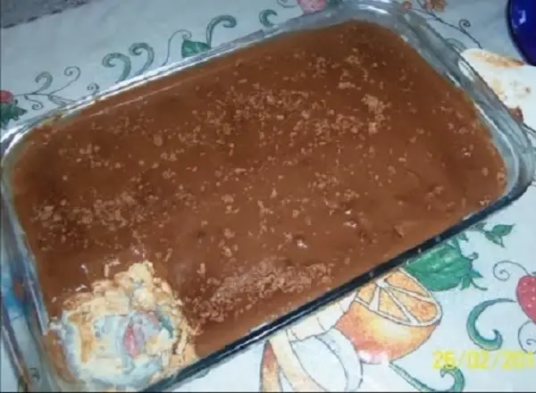 Pavê Simples com Biscoito Maisena 1 pave simples com biscoito maisena