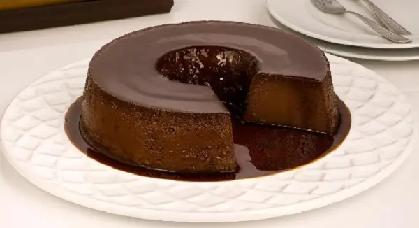 pudim de chocolate na panela de pressao