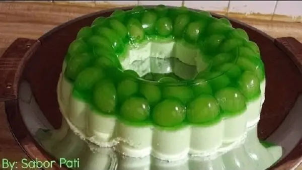 Gelatina de Limão com Uva 3 gelatina de limao com uva