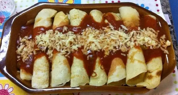 panqueca de frango facil