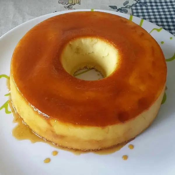 pudim de padaria tradicional