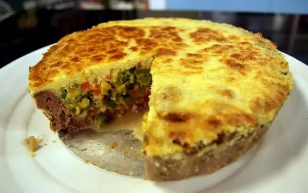 torta de carne moida