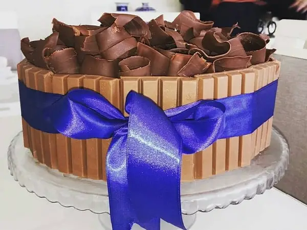 bolo de chocolate para aniversário