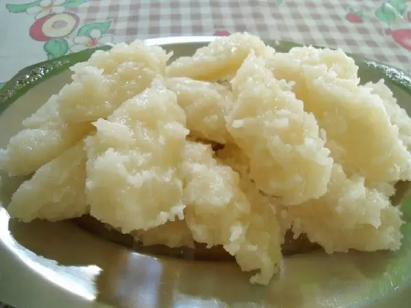 Cocada branca pronta pra comer