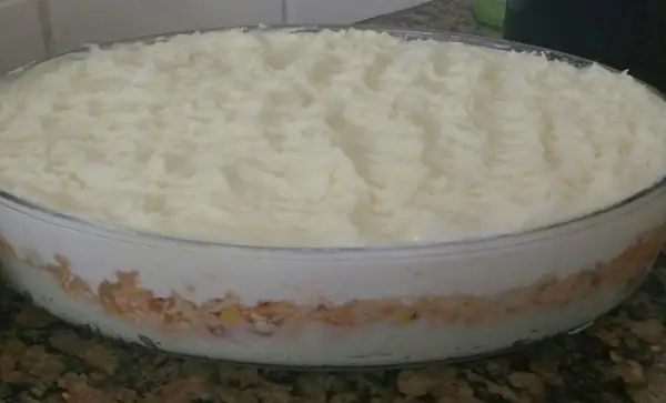 Escondidinho de Frango com Batata 3 escondidinho de batata com frango