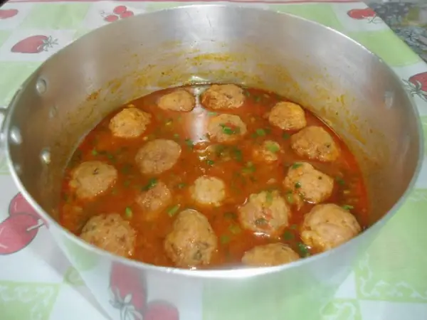 Almôndegas de Carne Suína 6 almondegas de carne suina