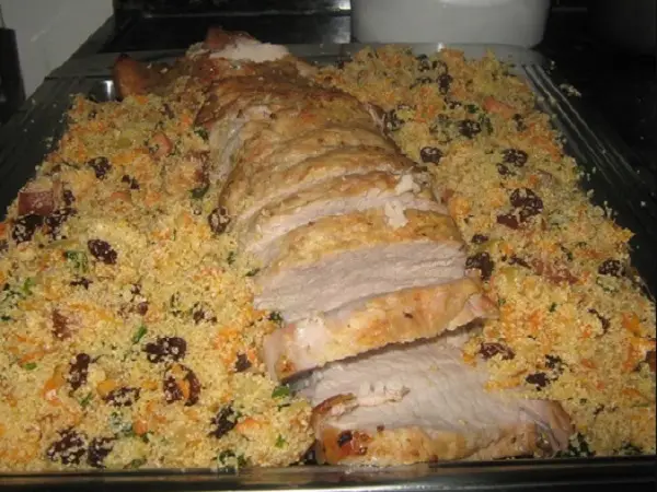 Lombo Assado com Farofa 3 lombo assado com farofa