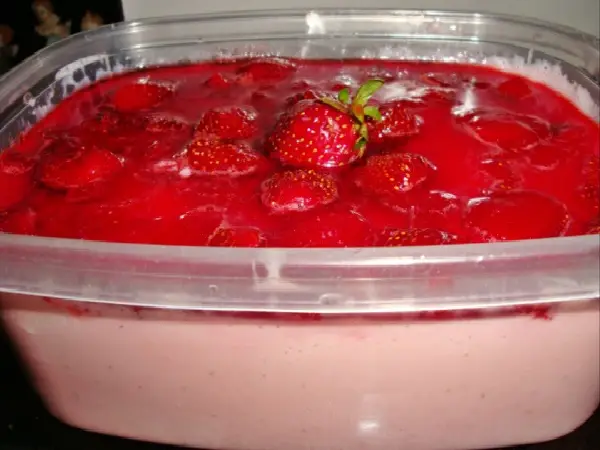 Mousse de Morango Fácil 6 mousse de morango facil