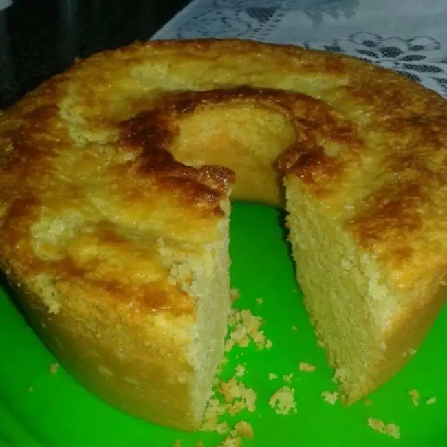 Bolo de arroz fofinho
