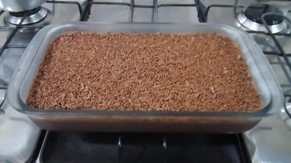 mousse de chocolate em pó