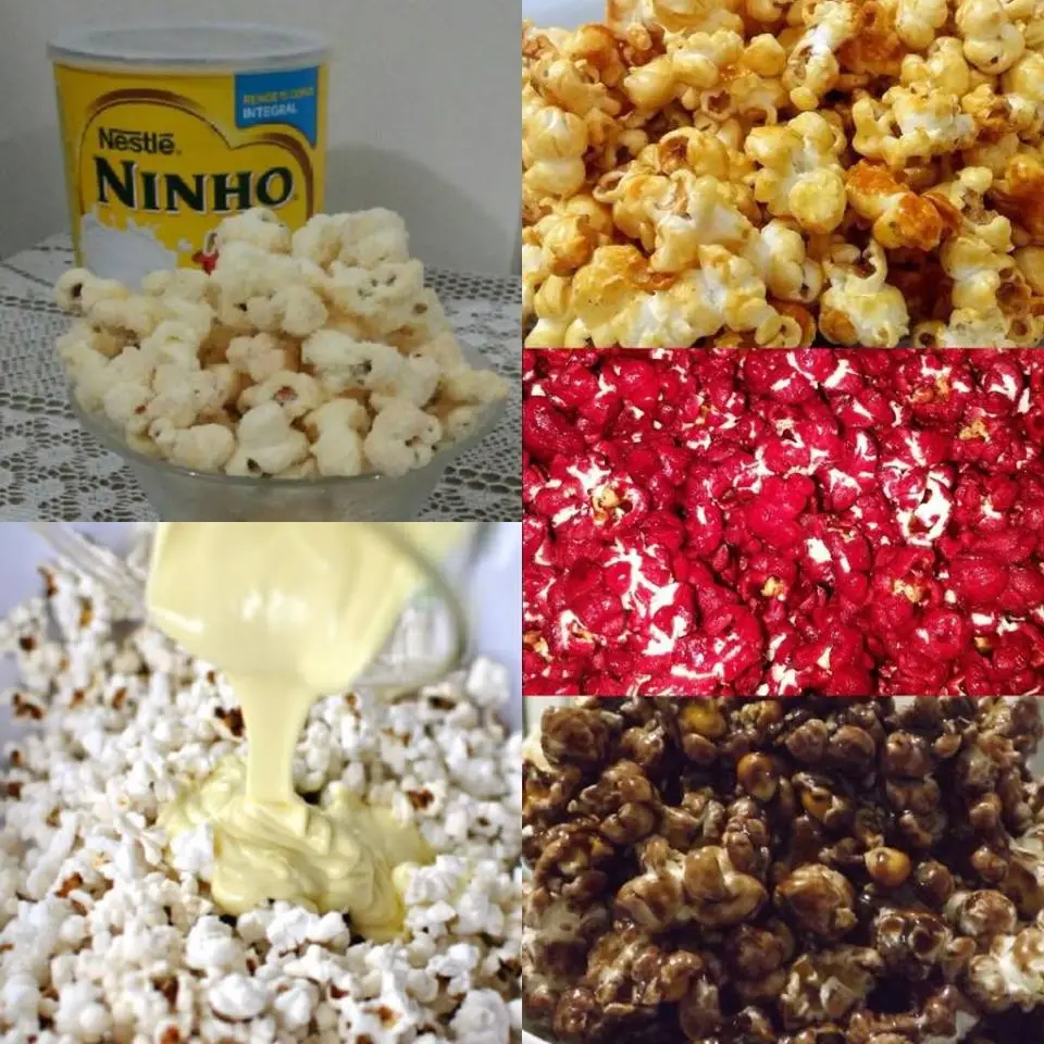 Pipoca Doce: 5 Receitas Simples Para Fazer em Casa 5 pipoca doce