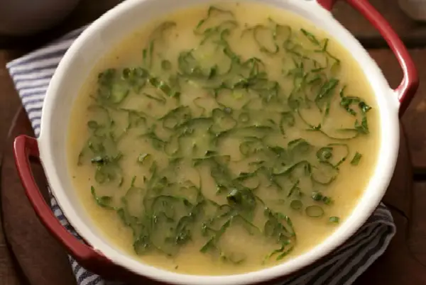 Sopa de Batata Doce com Couve 5 sopa de batata doce com couve, na panela