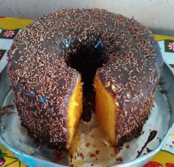 Bolo de Cenoura com Chocolate 2 bolo de cenoura com chocolate