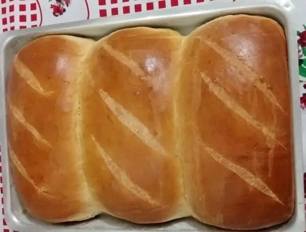 pão caseiro simples e rápido