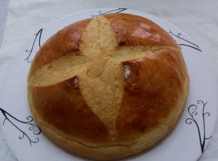Pão de Leite com Fermento Seco 1 pão de leite com fermento seco