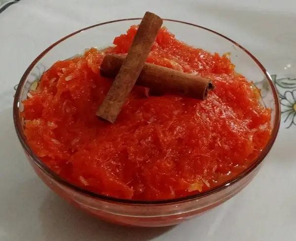 doce de abóbora, pronto para comer