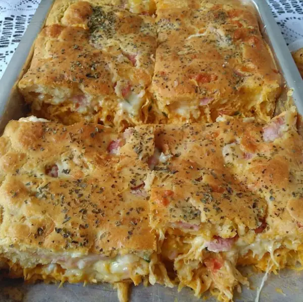 Torta de Frango Rápida 1 torta de frango rápida