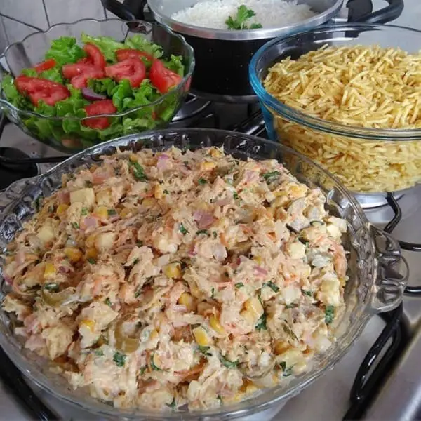 Salpicão de Frango 2 Salpicão de frango, delicioso em qualquer ocasião!