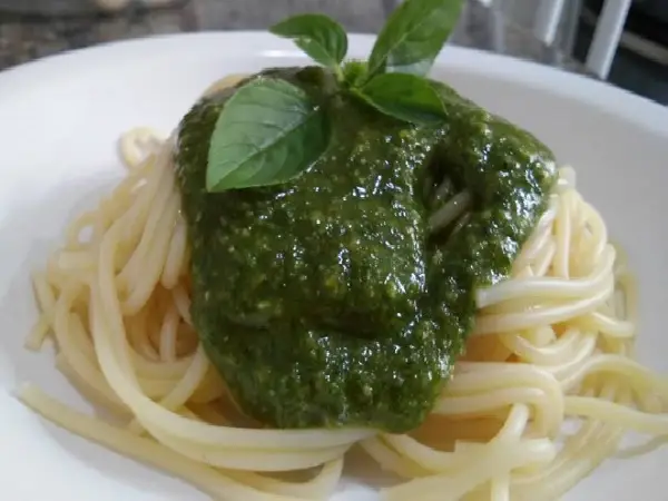 Molho Pesto Para Macarrão 1 molho pesto 1