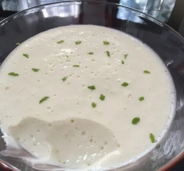 mousse de limão cremoso, prontinho