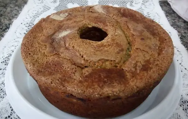 bolo de banana fofinho