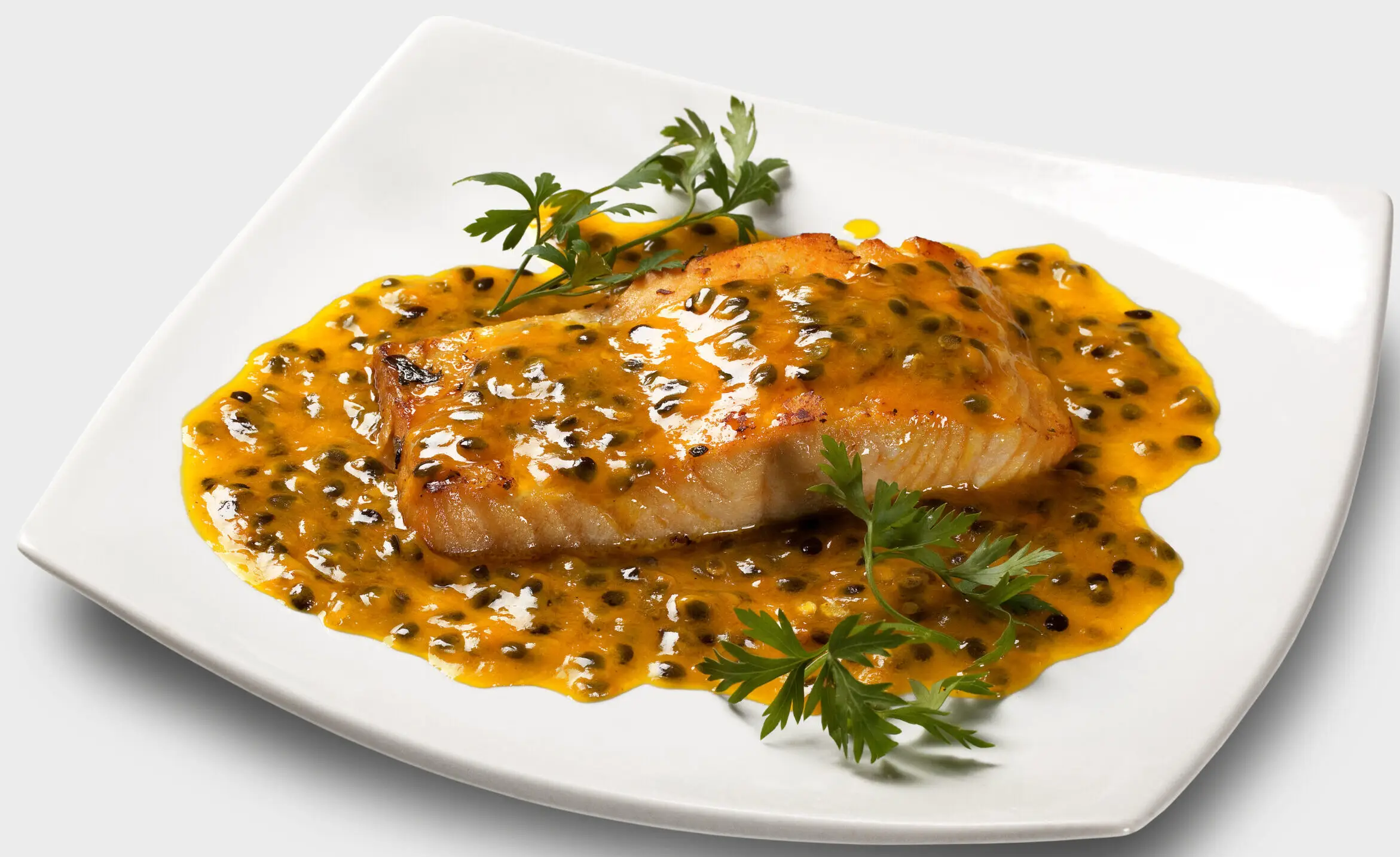 molho de maracujá para salmão
