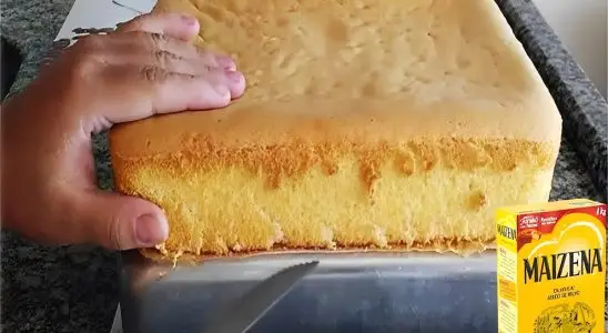 Pão de ló com maisena que usa apenas 3 ingredientes e combina com qualquer bolo 4 pão de ló com maisena