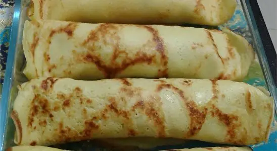 Massa de panqueca especial escolha o recheio que mais gostar e faça deliciosas panquecas 2 Massa de panqueca