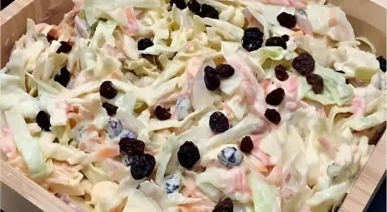 Salada de repolho americana uma salada diferente e muito gostosa para qualquer dia 1 Salada de repolho americana