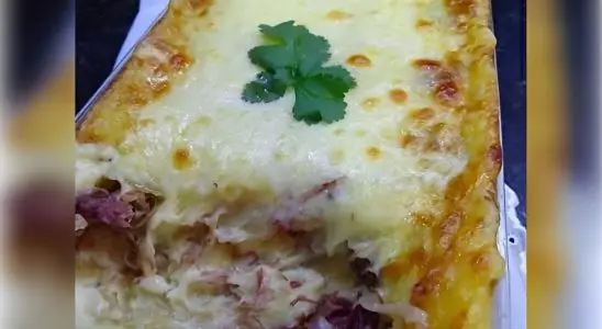 Escondidinho de carne seca com mandioca fácil e prático de preparar 4 Escondidinho de carne seca