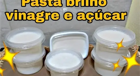 Pasta para dar brilho em panelas e formas de alumínio sem fazer esforço 2 Pasta para dar brilho