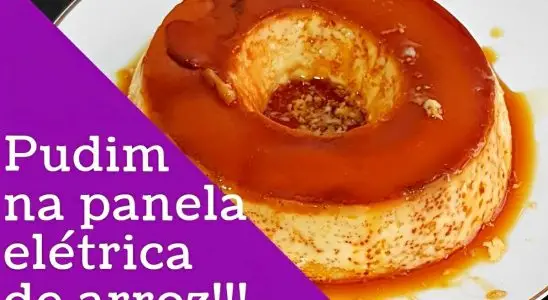 Pudim na panela elétrica de arroz muito prático e fica igual ao tradicional assado no forno 2 Pudim na panela elétrica