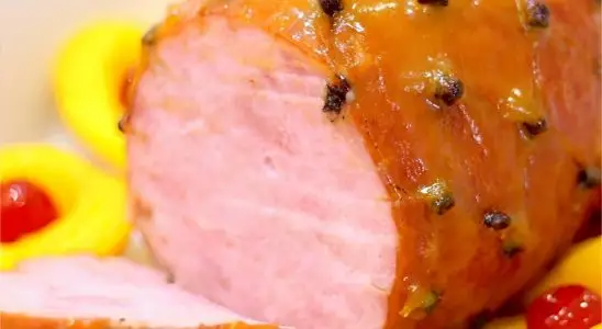 Tender de natal gostoso e suculento com calda de laranja e abacaxi o melhor que já provei 1 tender de natal