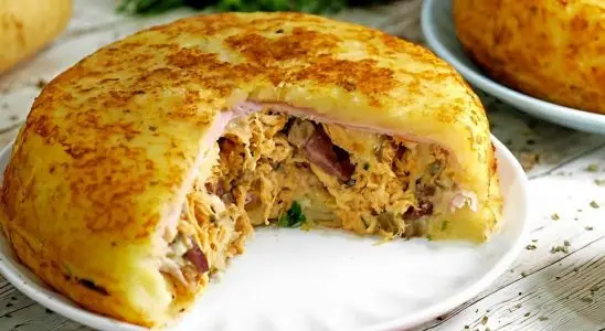 Batata recheada de frigideira uma refeição completa que fica pronta em poucos minutos 4 batata recheada de frigideira