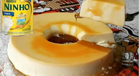 Pudim de Leite Ninho que não vai ao forno fica uma delícia e sua família vai adorar 2 Pudim de leite ninho que não vai ao forno