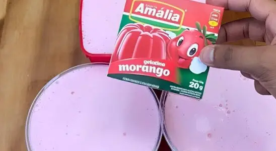 Fiz 4 litros de sorvete utilizando apenas 1 gelatina e ficou uma delícia minha família adorou 2 Sorvete