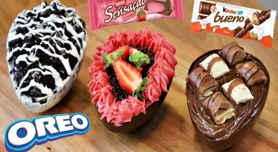 Ovo de Páscoa recheado 3 sabores fáceis e deliciosos para vender ou presentear 2 ovo de páscoa recheado