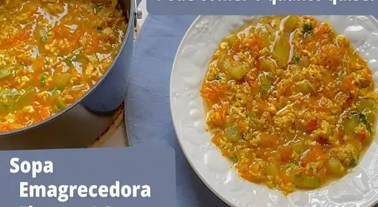 Consegui emagrecer 4 quilos em uma semana tomando essa sopa emagrecedora no almoço e jantar 2 sopa emagrecedora