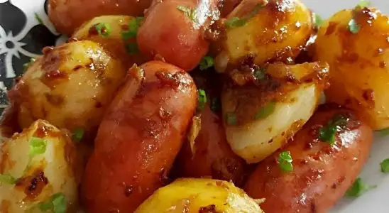 Linguiça com batata assada no forno um almoço maravilhoso para o dia das mães 3 linguica com batata 02 05