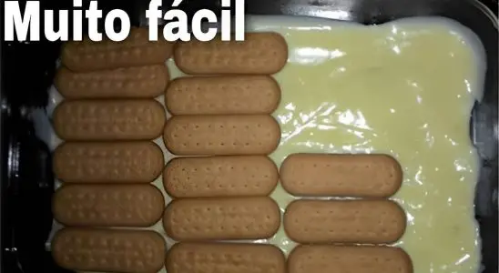 Pavê de biscoito maisena uma sobremesa simples e deliciosa perfeita para o dia das mães 3 Pavê de biscoito