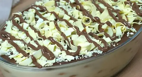 Pavê de chocolate branco: a sobremesa perfeita para o seu fim de semana 2 pavê de chocolate